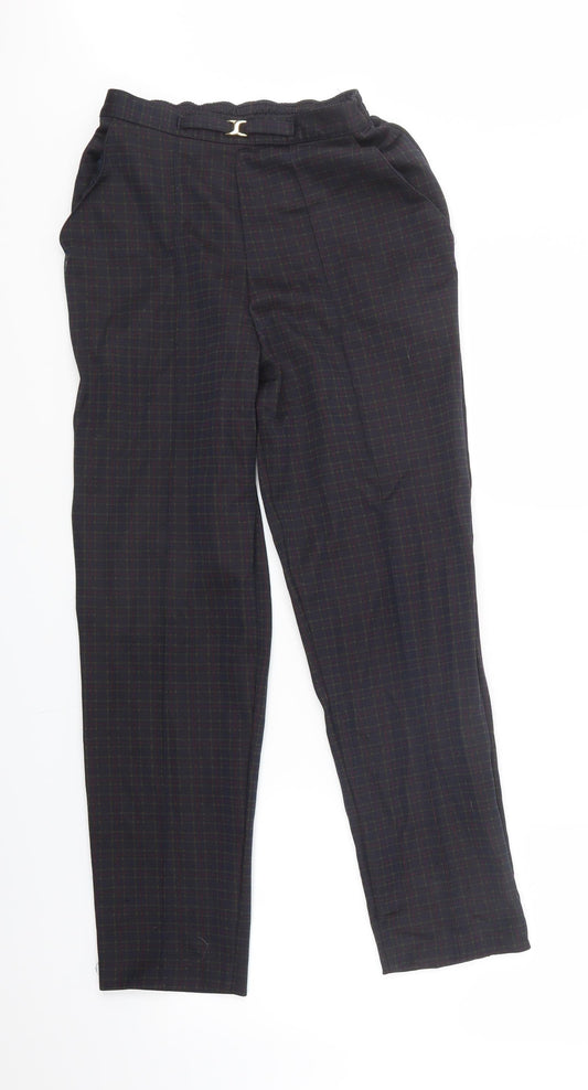 Womens UK Size 10 M&S Regular Fit Blue Trousers