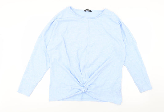 Dorothy Perkins Womens Blue Jersey Pullover Jumper Size M