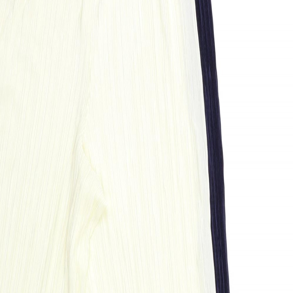 Womens UK Size 12 Topshop Regular Fit Beige Trousers