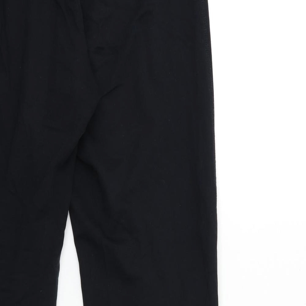 George Womens Black Trousers Size 10 L30 in