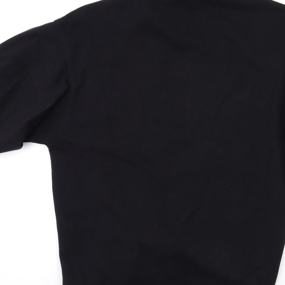 H&M Womens Black Pullover Sweatshirt Size 4