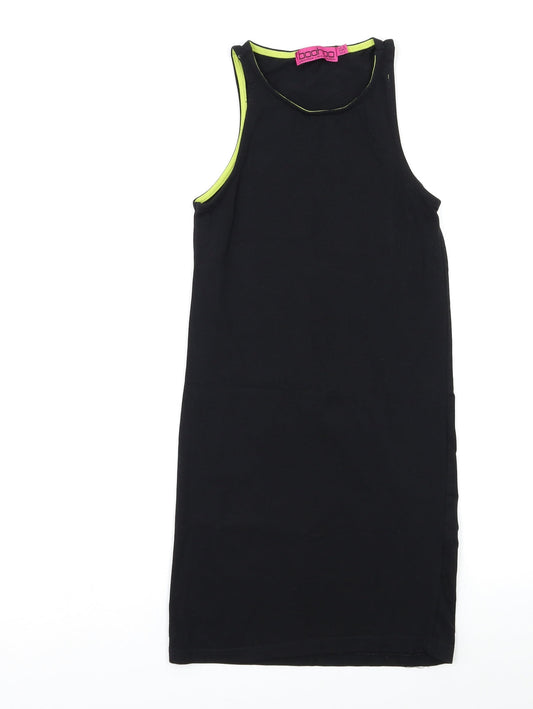 Boohoo Womens Black Tank Dress Size 6