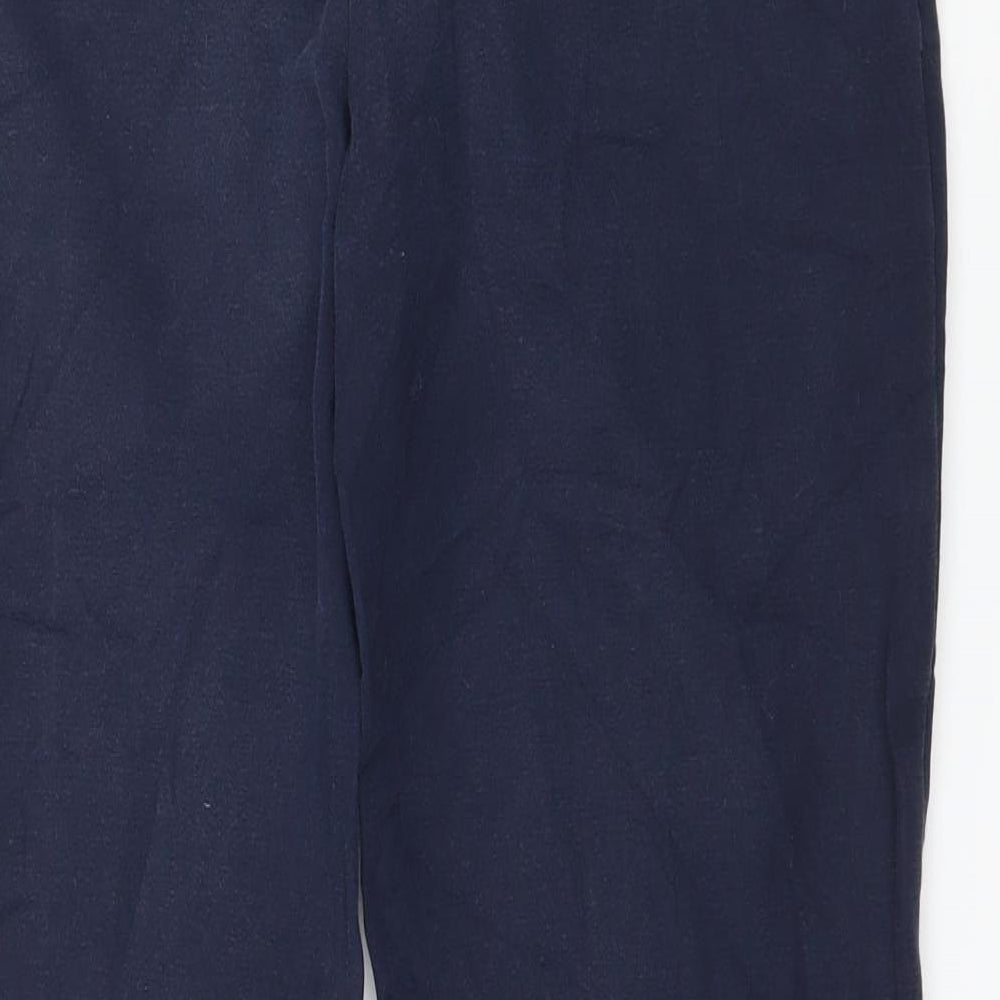 Warehouse Womens Blue Trousers Size 10 L25 in