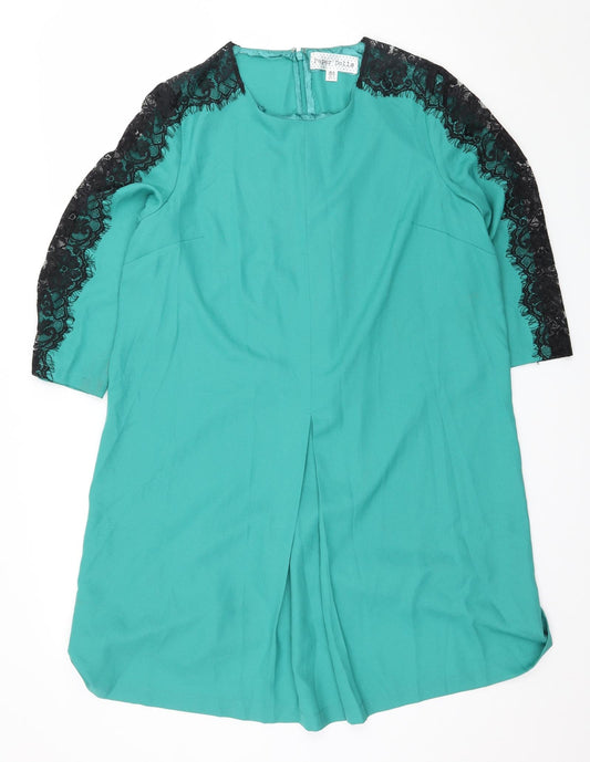Paper Dolls Womens Green A-Line Size 16