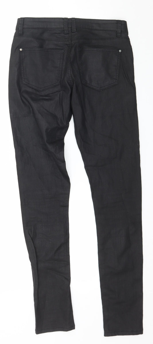 Topshop Womens Black Denim Skinny Jeans Size 26 in L32 in