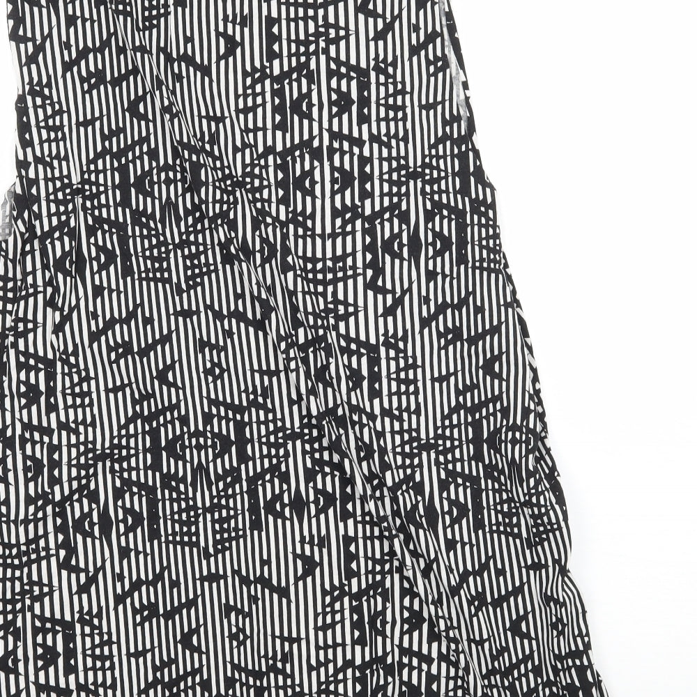 Womens UK Size 6 Topshop Black Basic Tank