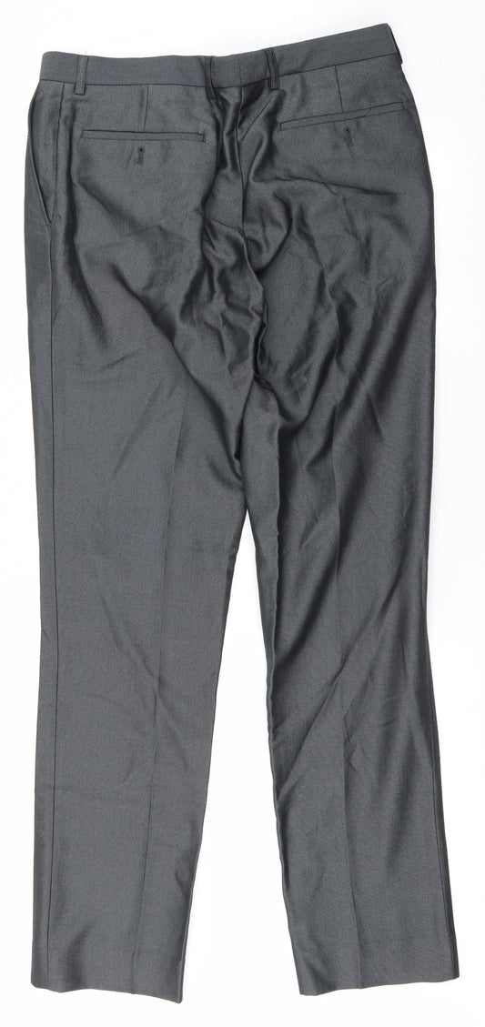 Ventuno 21 Mens Grey Trousers Size 32 in L28 in