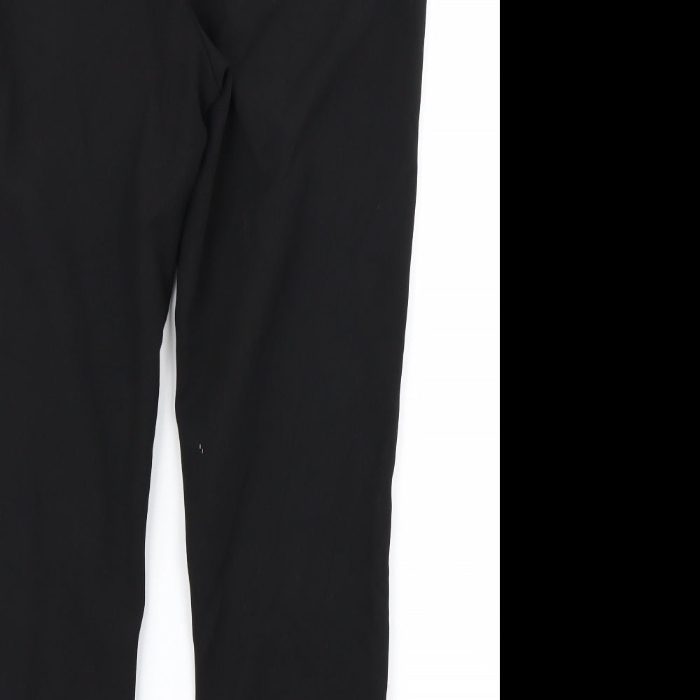 Womens UK Size 34 in Per Una Regular Fit Black Trousers