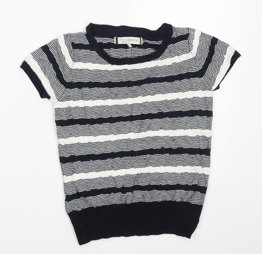 Principles Womens Multicoloured Striped Pullover Jumper Size 8