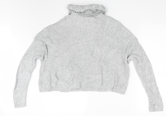Hollister Womens Grey Pullover Jumper Size S