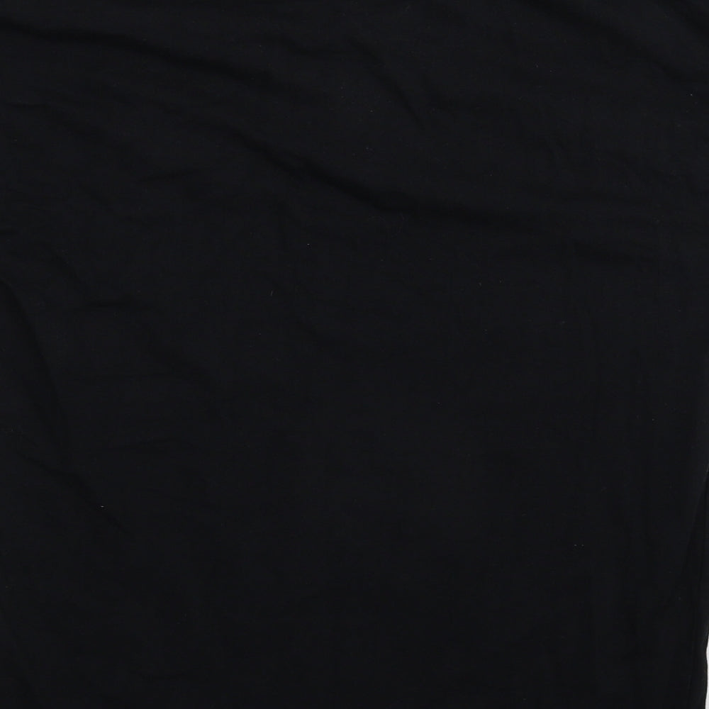 Cotton Force Mens Black Polo Size M