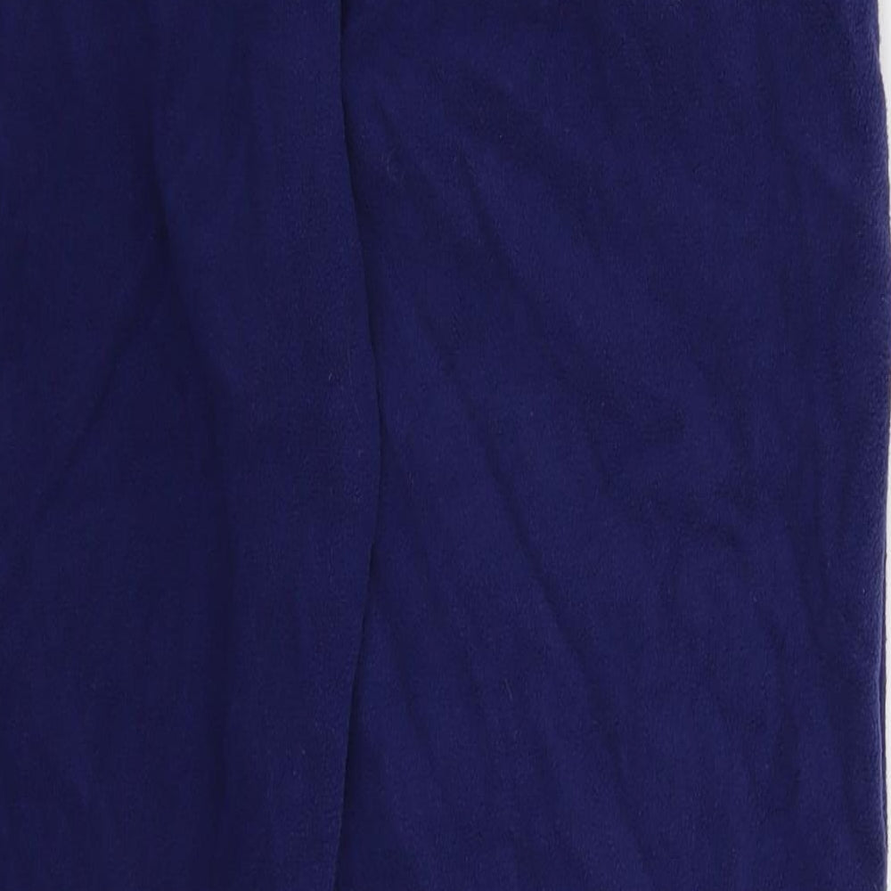 Crane Womens Blue Fleece Cami One Piece Size 10