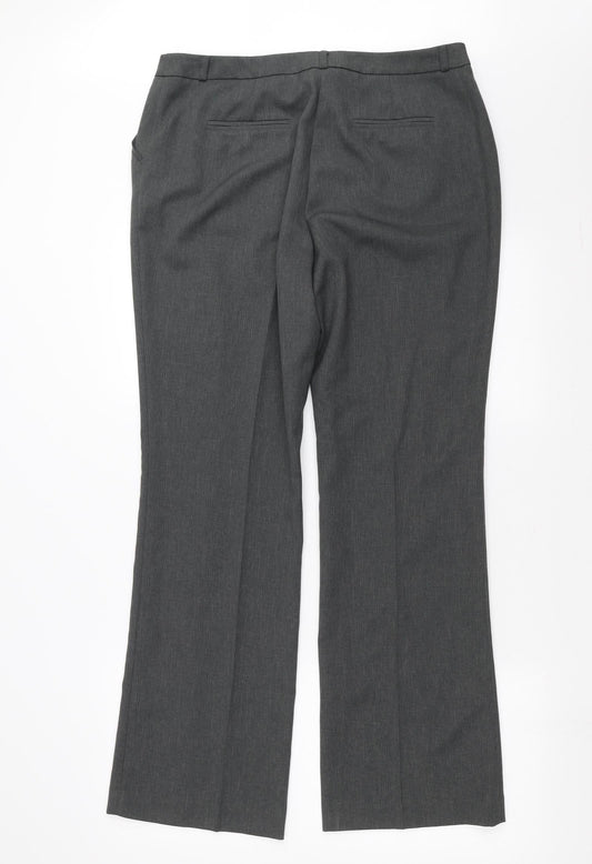Sainsburys Womens Grey Trousers Size 14 L31 in