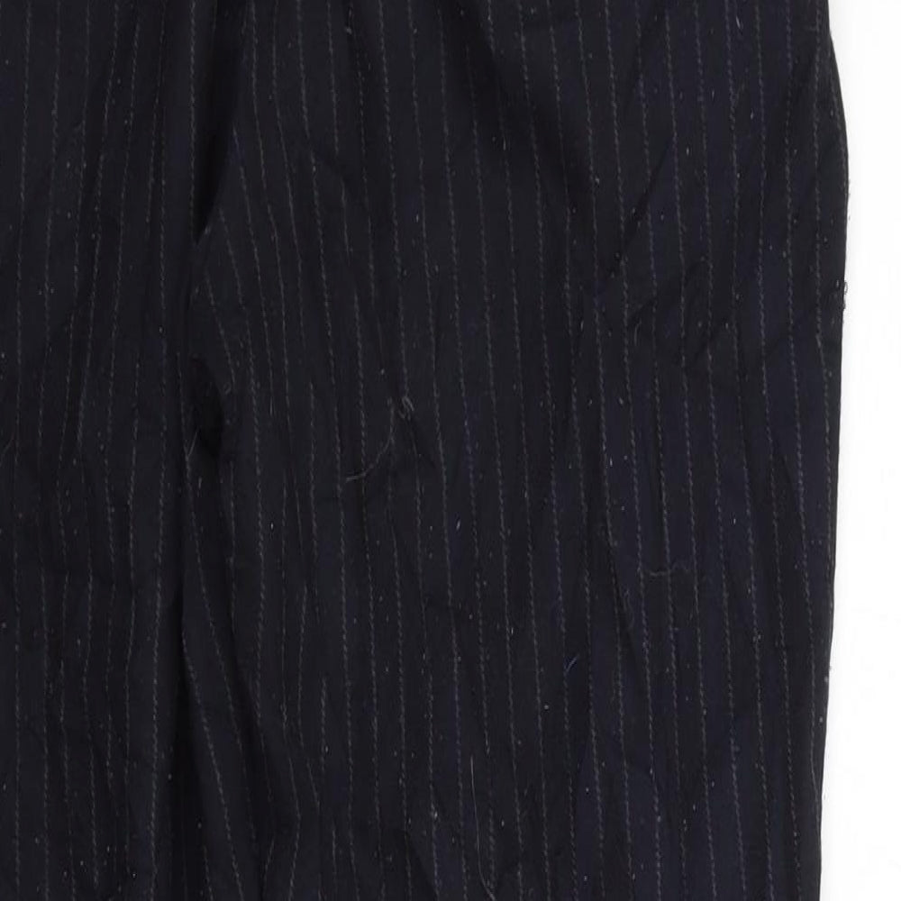 Womens UK Size 8 H&M Regular Fit Black Trousers