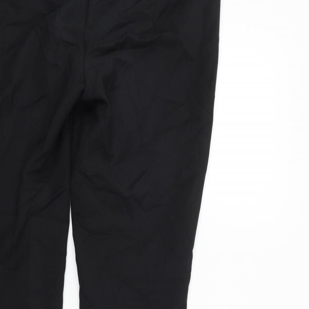 Womens UK Size 12 NEXT Regular Fit Black Trousers