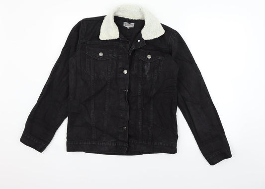 Red Chilli Womens Black Jacket Size 8
