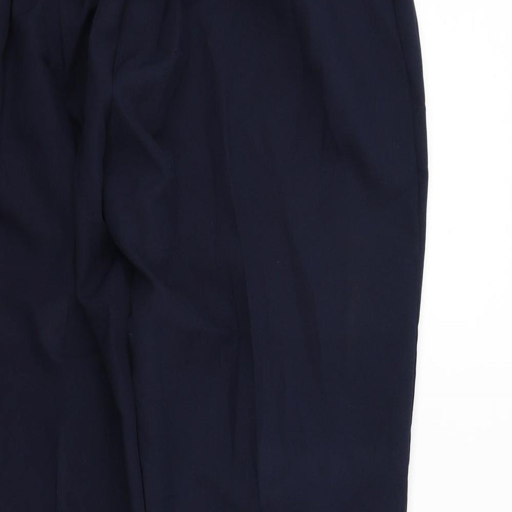 Womens UK Size 20 Preworn Regular Fit Blue Trousers