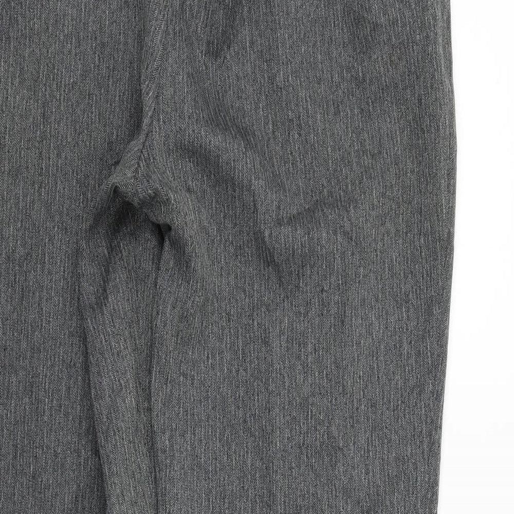 Womens UK Size 16 Marks and Spencer Regular Fit Green Trousers