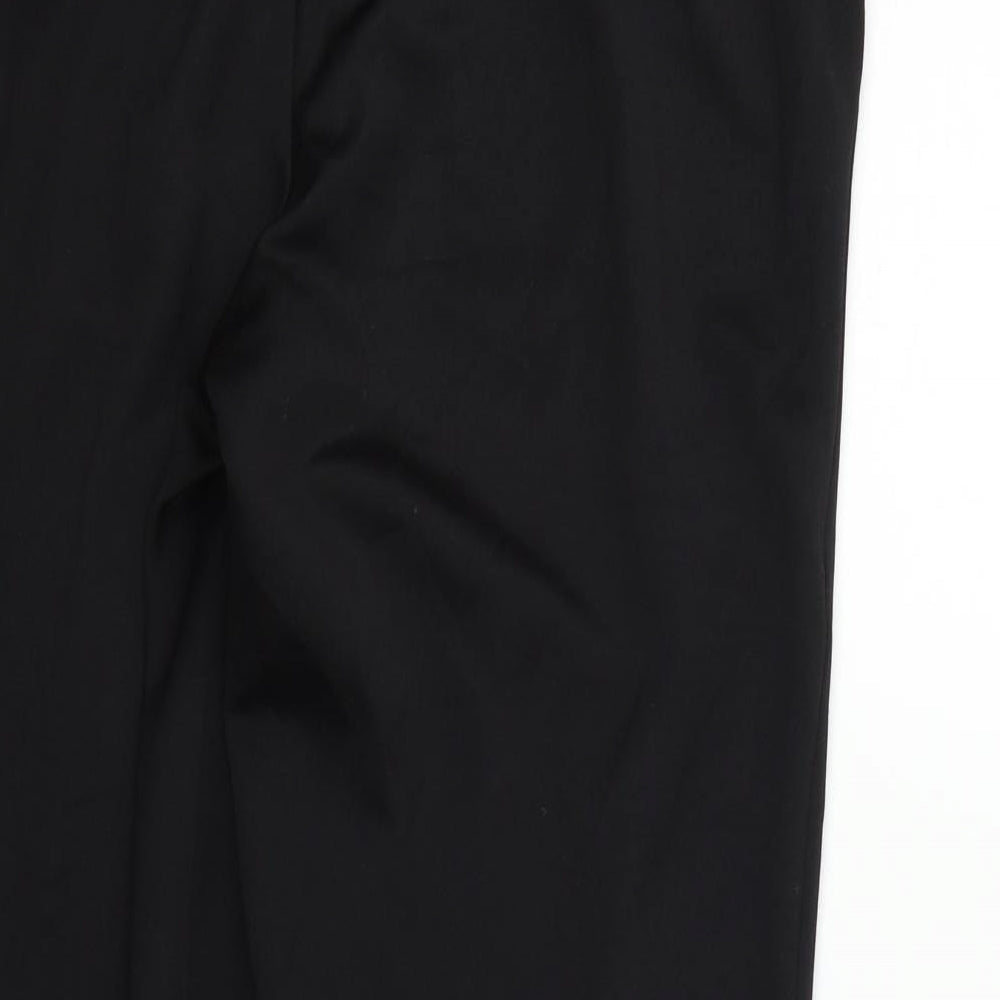 Bm collection Womens Black Houndstooth Sweatpants Trousers Size 12 L26 in