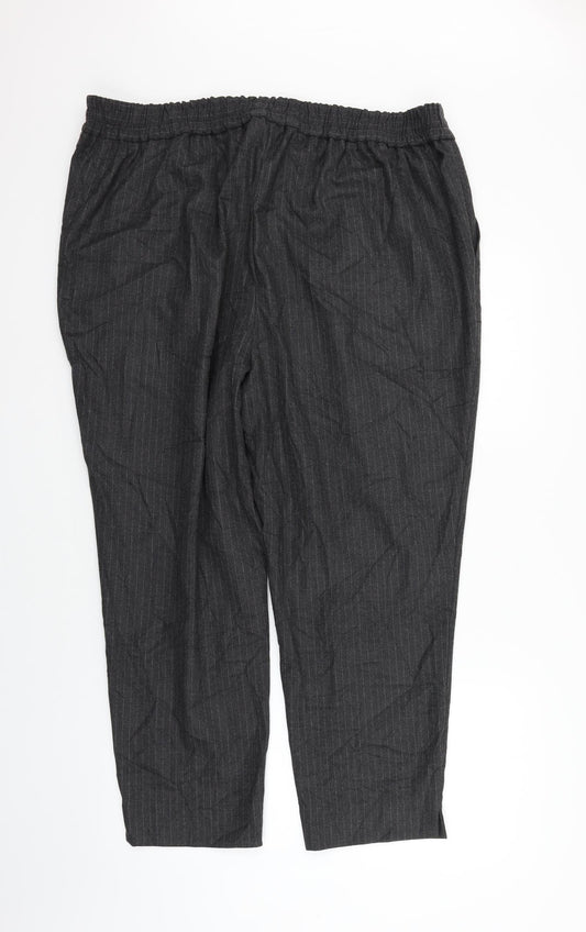 F&F Womens Grey Trousers L26 in