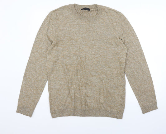 Mens UK Size M ASOS Beige Pullover Jumper