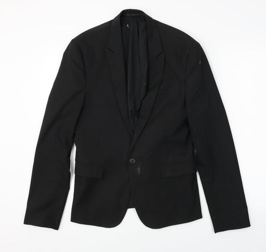 ASOS Womens Black Jacket Blazer Size 10