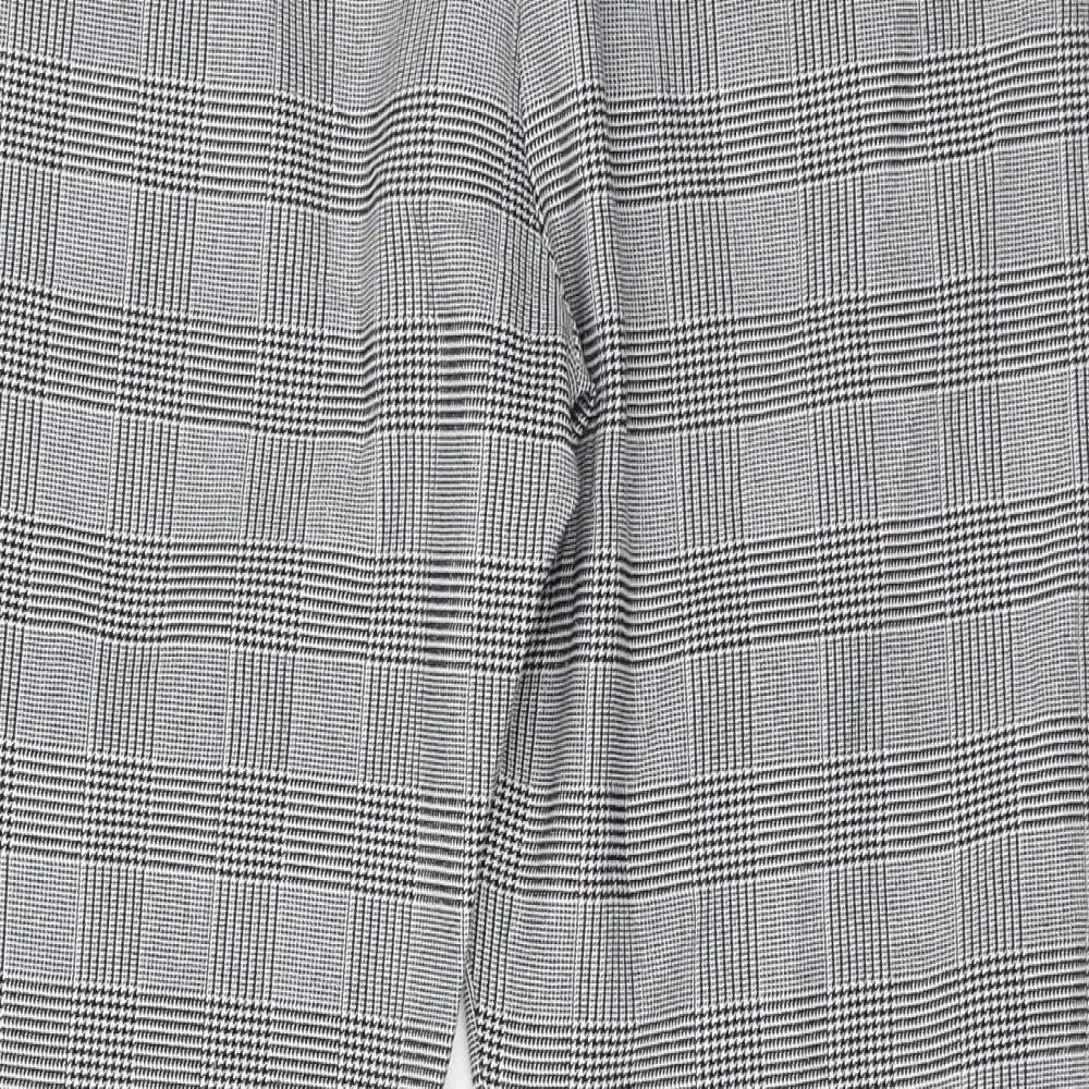 Womens UK Size S Cooperative Regular Fit Grey Trousers