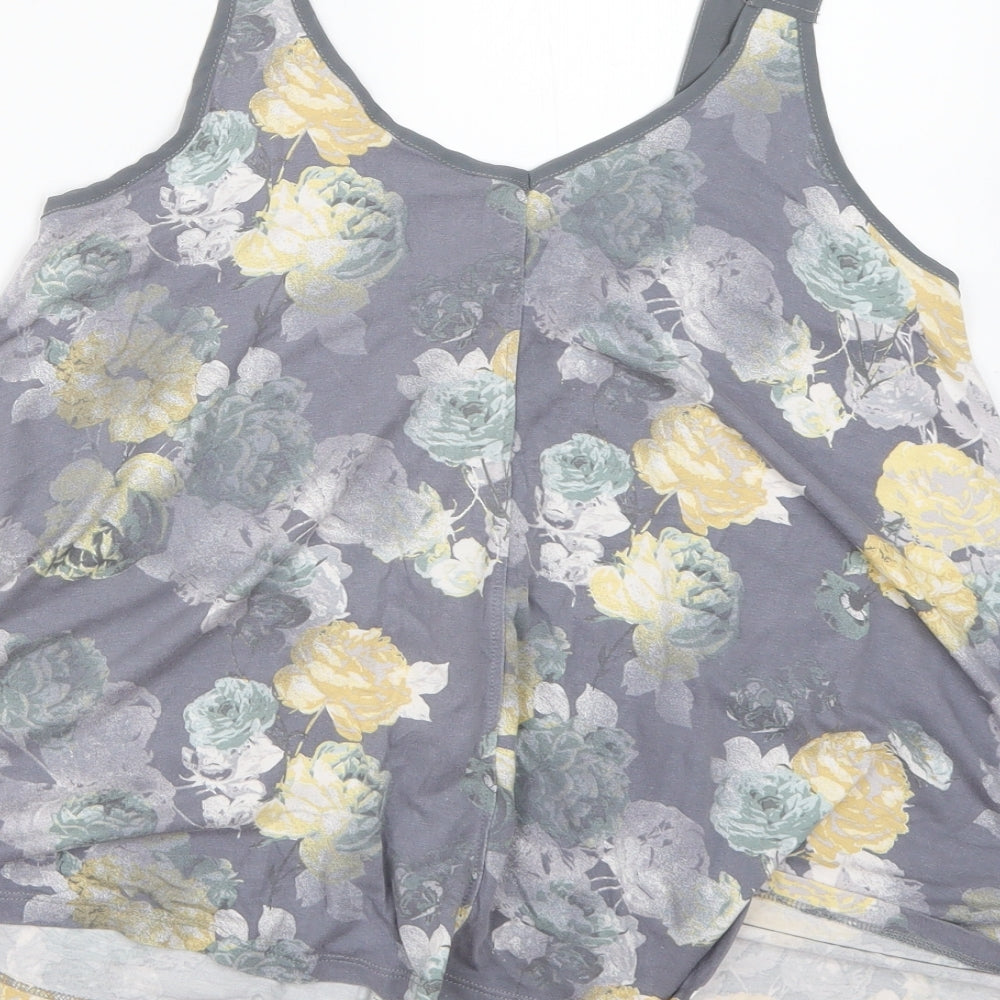 Womens UK Size 8 NEXT Grey Camisole Tank