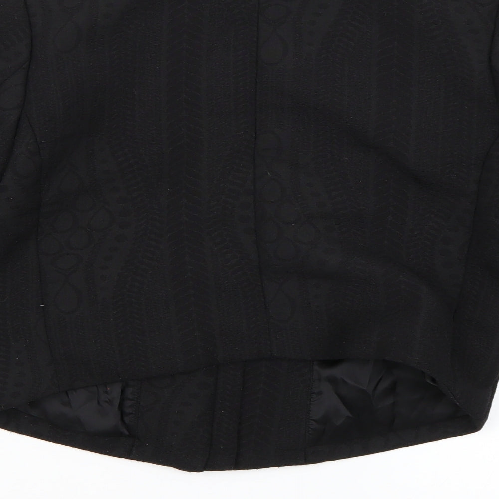 Womens UK Size 6 H&M Black Jacket