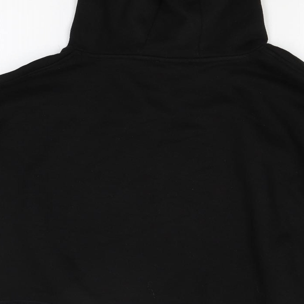 Primark Womens Black Jersey Pullover Hoodie Size 10