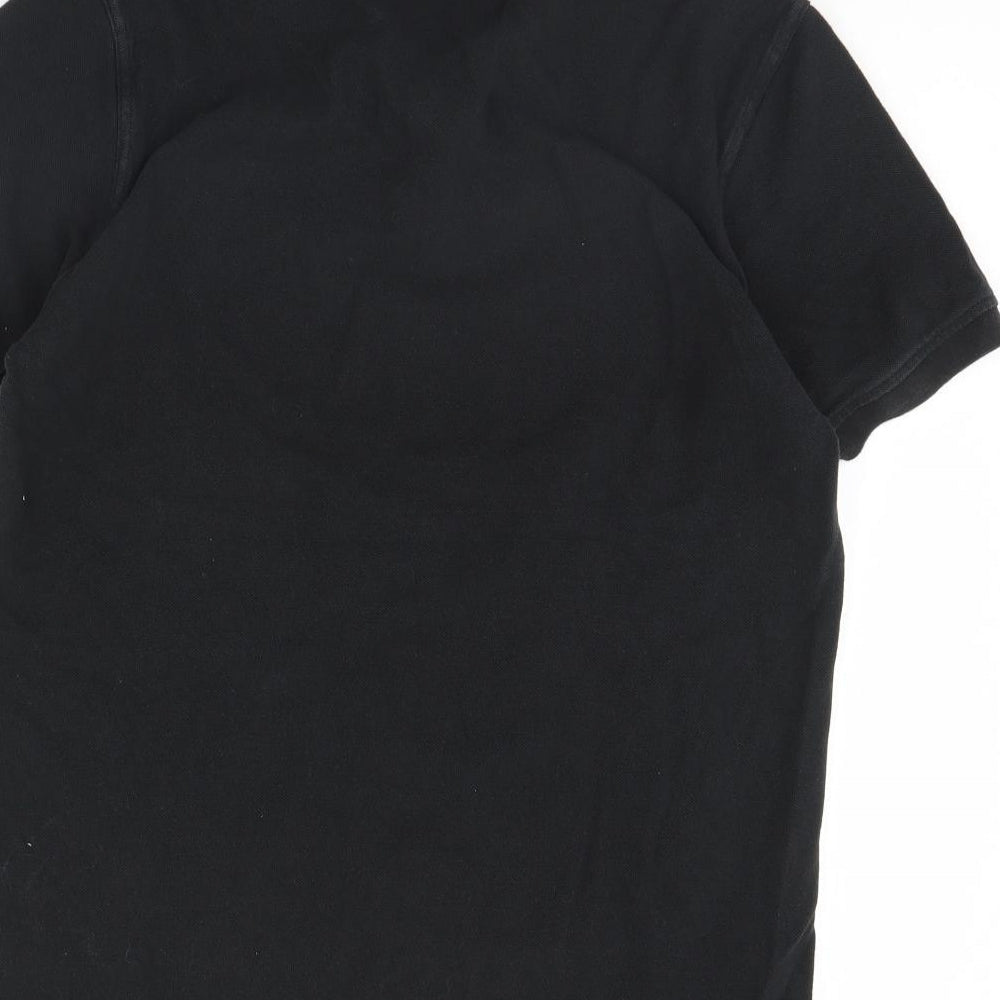 Acw85 Mens Black    Polo Size M