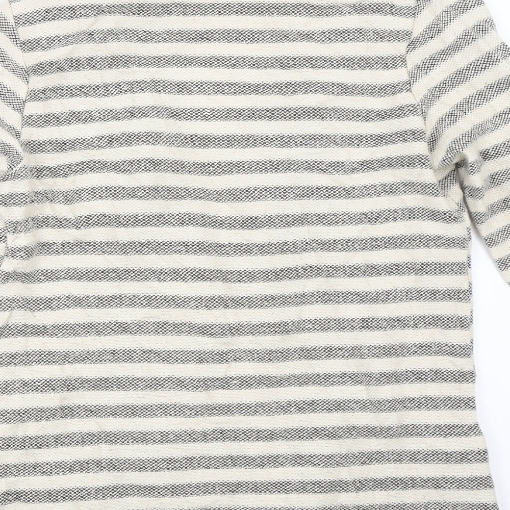 George Womens Beige Striped Jacket Size 10