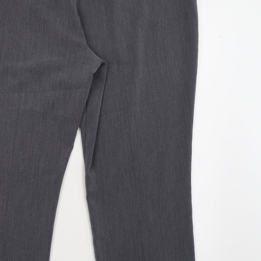BM Collection Womens Grey Trousers Size 20 L27 in