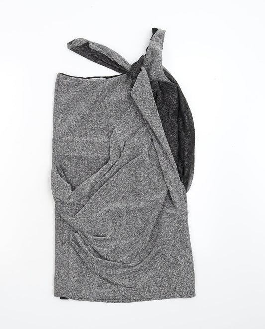Femme Luxe Womens Silver Mini Size S