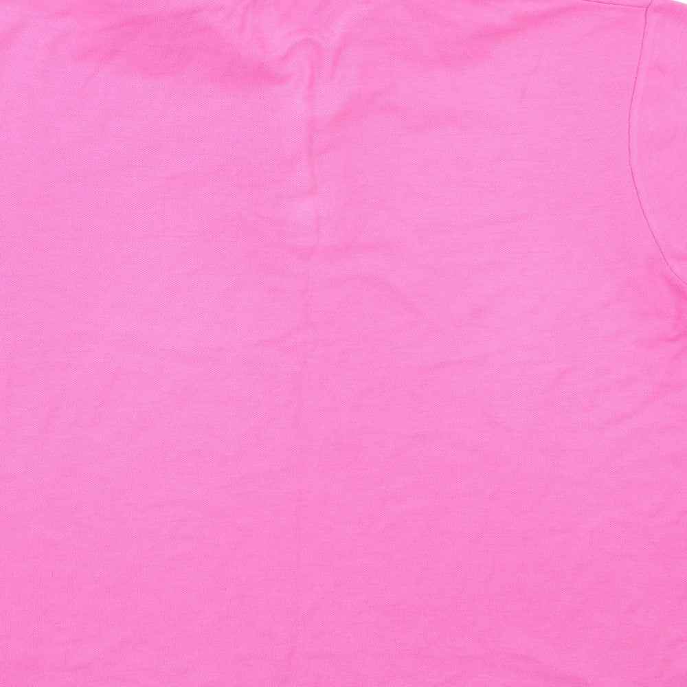 Dunnes Mens Pink Polo Size L