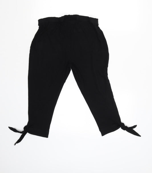 Womens UK Size 12 Essentials Regular Fit Jegging Black Trousers