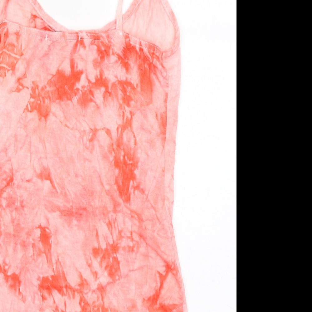 Womens UK Size 10 Missguided Pink Camisole Blouse