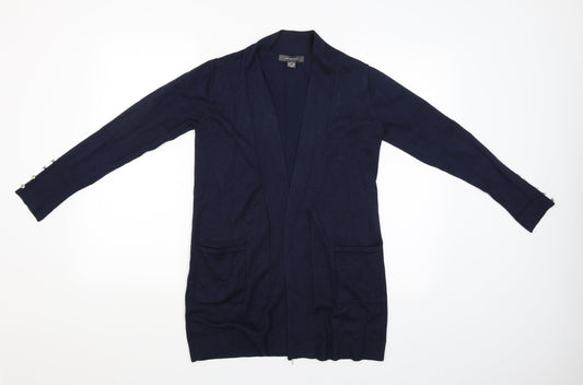 Primark Womens Blue Cardigan Jumper Size 2XS
