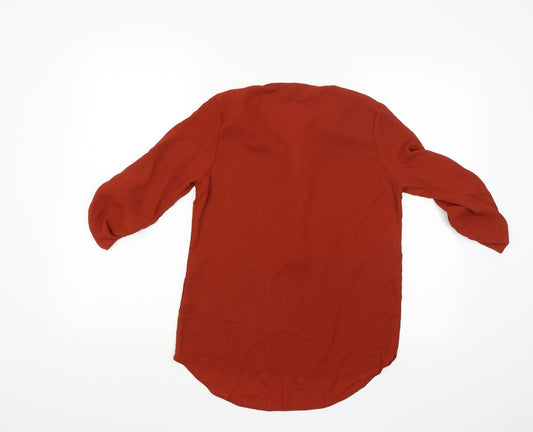 Primark Womens Beige Basic Blouse Size 6