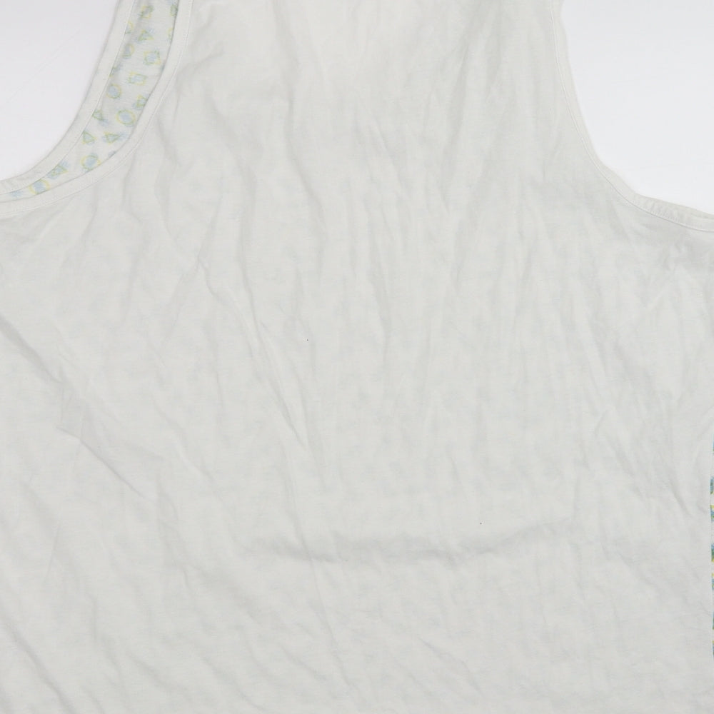 ACW 85 Womens White Basic Tank Size XL