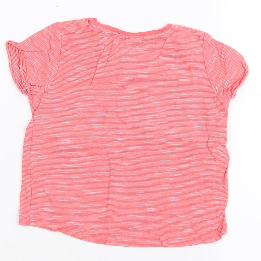 Brand and care label for Next Baby Pink Basic T-Shirt, size 18-24, Months