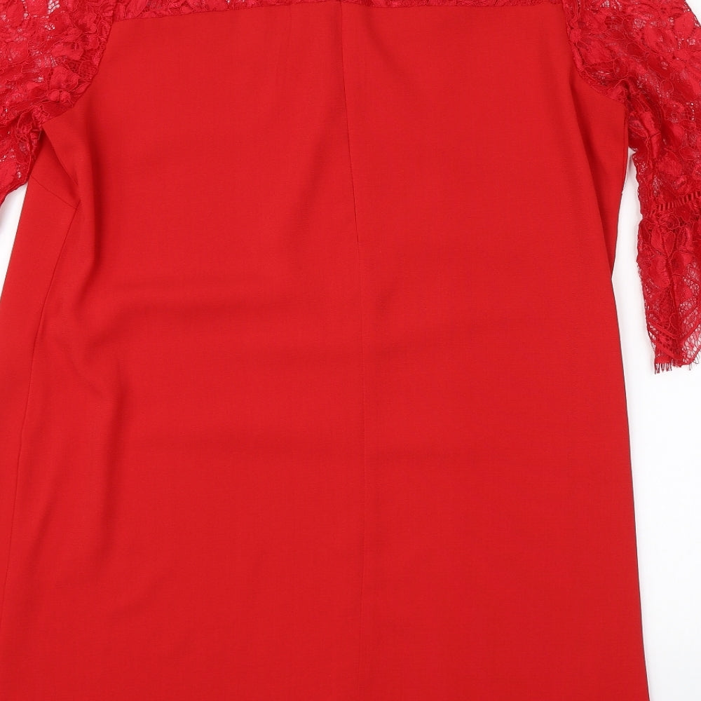 Papaya Womens Red Shift Size 12