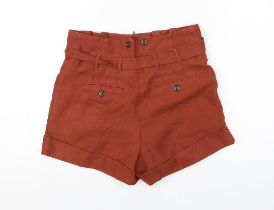 Miss Selfridge Womens Red   Hot Pants Shorts Size 6