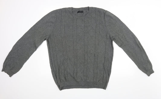 Mens UK Size 2XL ASOS Grey Pullover Jumper