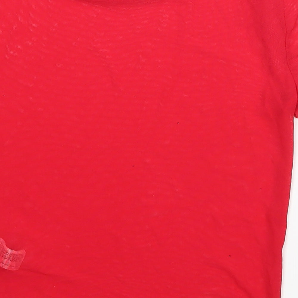 FOREVER 21 Womens Red Basic Blouse Size M