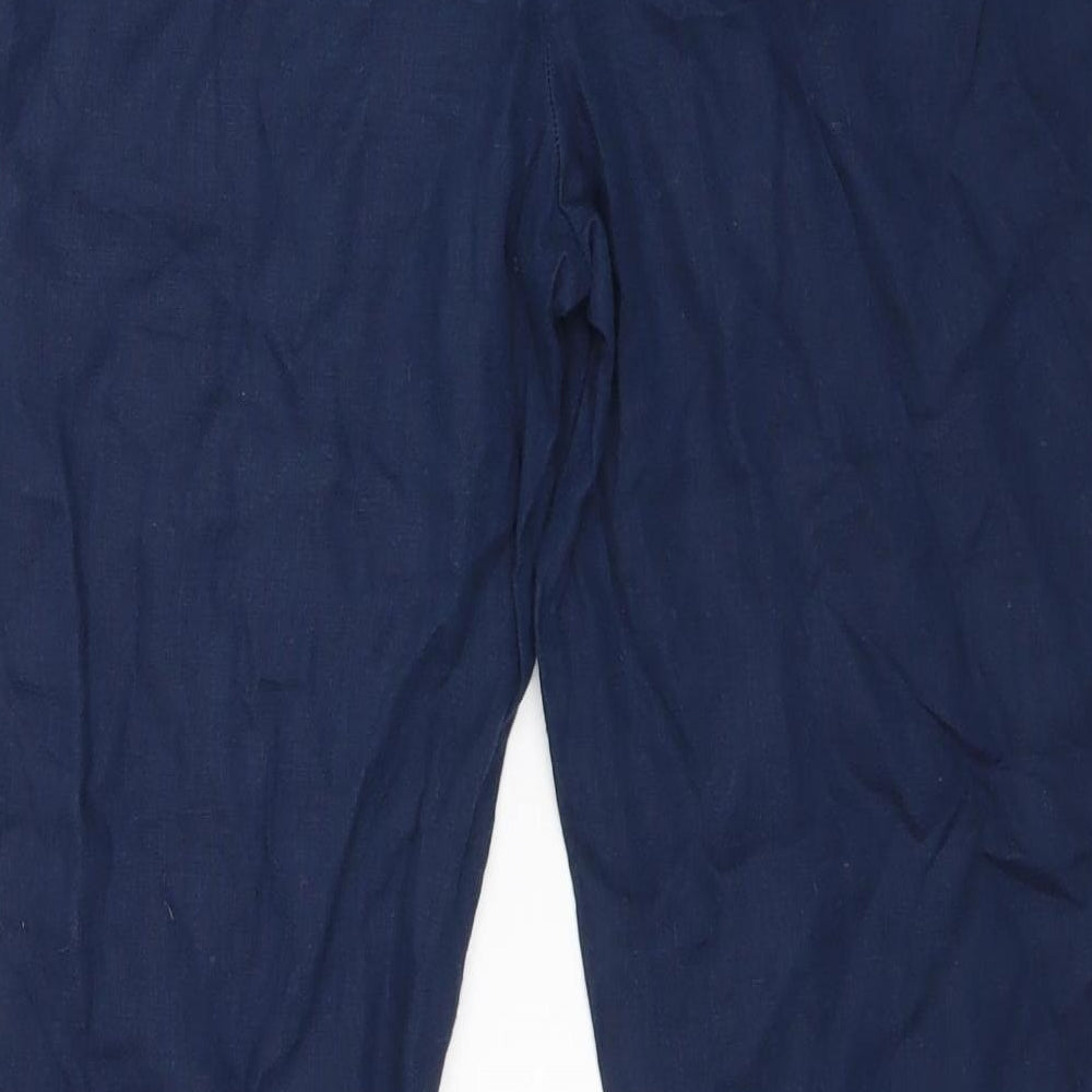 TU Womens Blue Dress Pants Trousers Size 12 L27 in