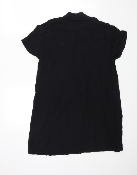 H&M Womens Black A-Line Size 8
