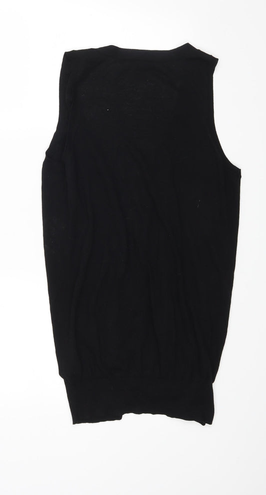 Dorothy Perkins Womens Black Basic Blouse Size 14