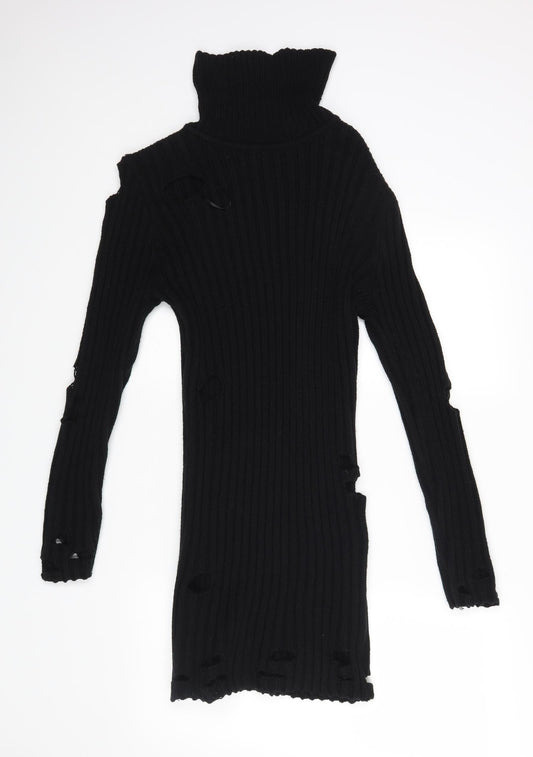 In the Style Womens Black Pullover Jumper Size M