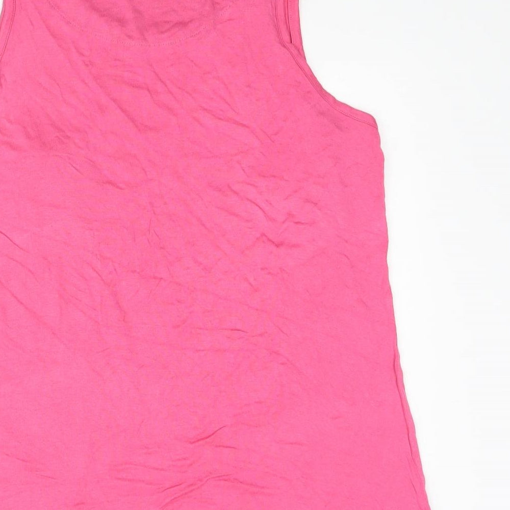 George Womens Pink Basic Blouse Size 12